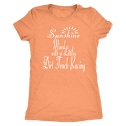 dirt racing girl t-shirts