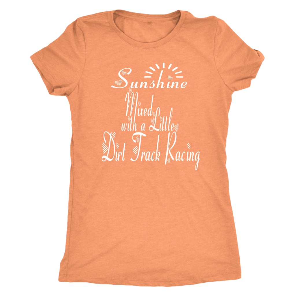 dirt racing girl t-shirts