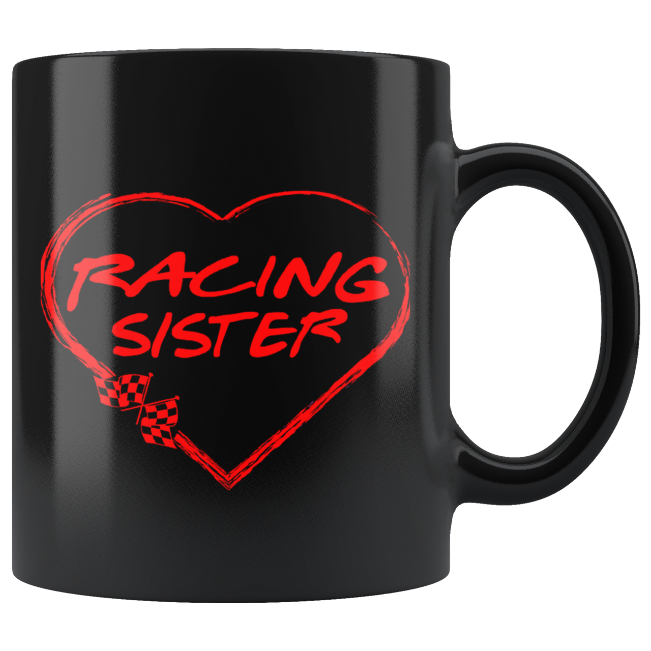 Racing Sister Heart Mug!