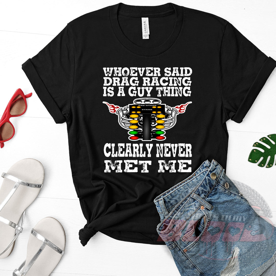 drag racing women's shirt