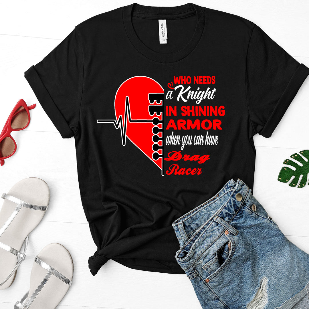 Drag racing women's t-shirts