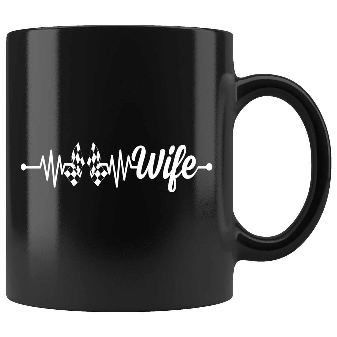 Racing Wife Heartbeat Mug!