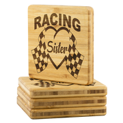 Racing Sister Bamboo Coaster