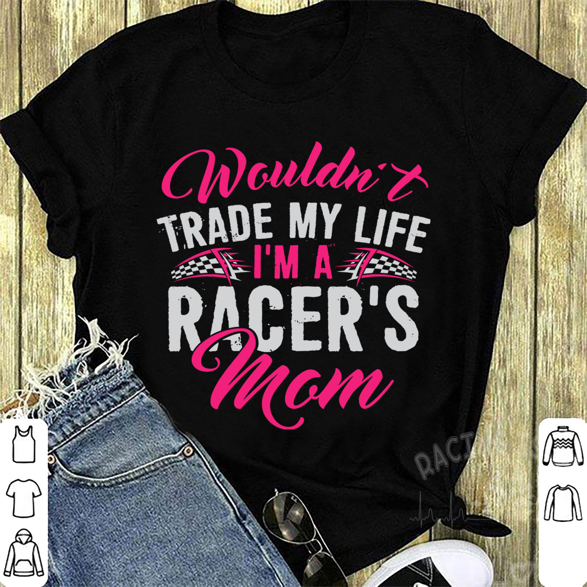 racing mom t-shirts