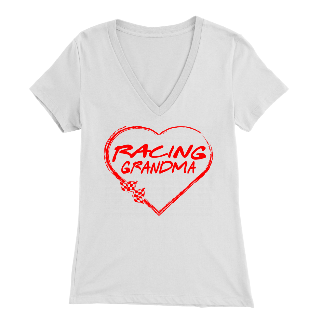 Racing Grandma Heart T-Shirts!