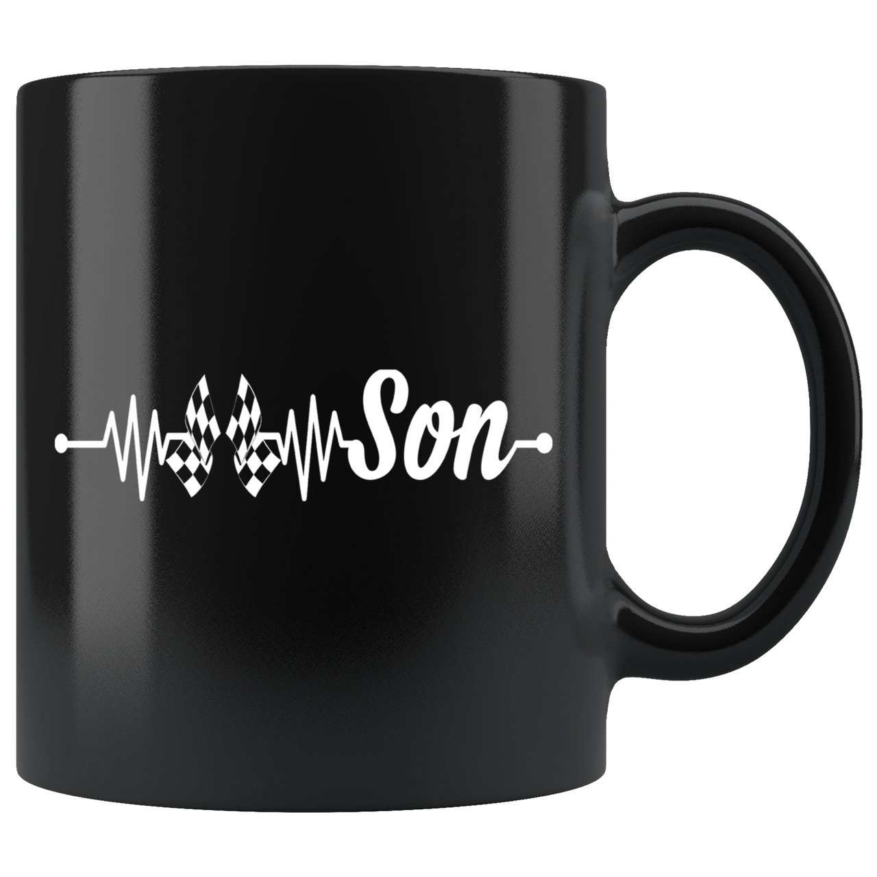 Racing Son Heartbeat Mug!